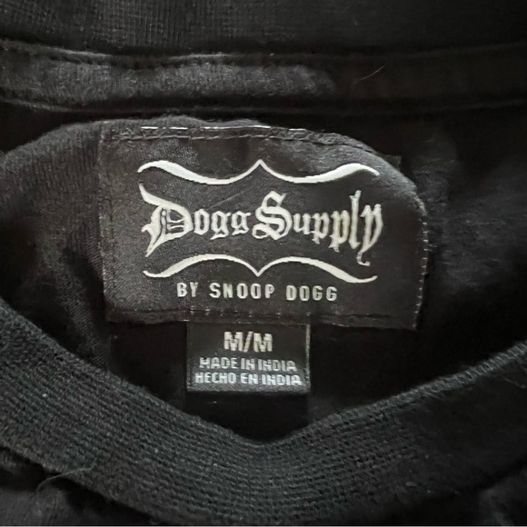 Dogg Supply by Snoop Dogg Graphic T-Shirt Mens Md Black Rap Tee Streetwear - Picture 3 of 7